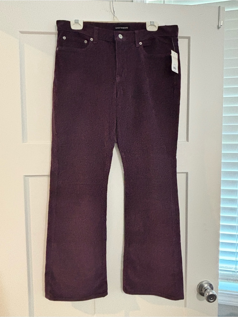 Lucky Brand Deep Plum Corduroy Jeans